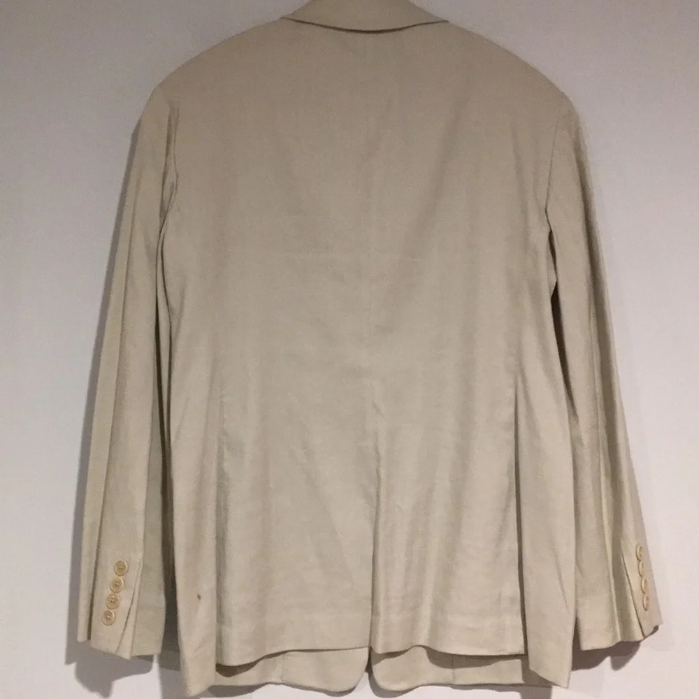 Lauren Ralph Lauren Petites natural linen blazer size 8P
